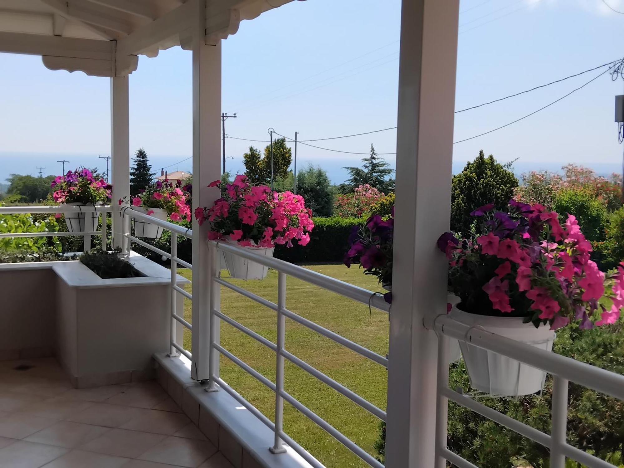 Villa Tammy'S Garden House Leptokaryá Exterior foto